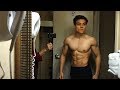 1 DAY OUT - PHYSIQUE UPDATE - BEFORE TANNING - FLEXING & POSING - 19 YEARS OLD