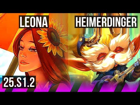LEONA & Miss Fortune vs HEIMERDINGER & Caitlyn (SUP) | KR Grandmaster | 25.S1.2