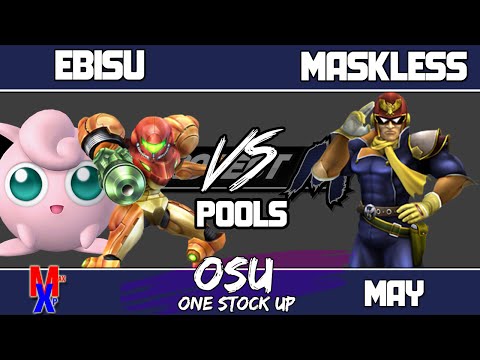 OSU 5/15 Ebisu (Samus, Puff) vs Maskless (Falcon) PM Pools