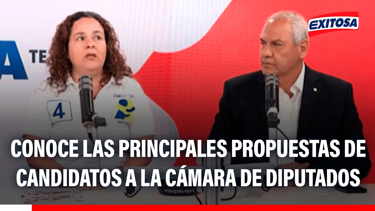 🔴🔵 Elecciones 2026: Conoce las principales propuestas de candidatos a la Cámara de Diputados