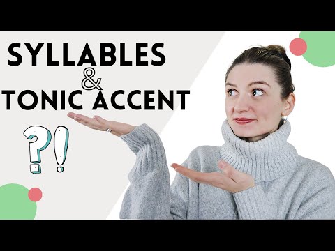 LEARN WHAT IS A SYLLABLE IN ITALIAN & TONIC ACCENT | When To Write The Accent In Italian?! (eng/ita)
