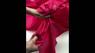 30121 Ткань плащовая MONCLER цвет Magenta, плотность 50 гр/м2, ширина 150 см на YouTube
