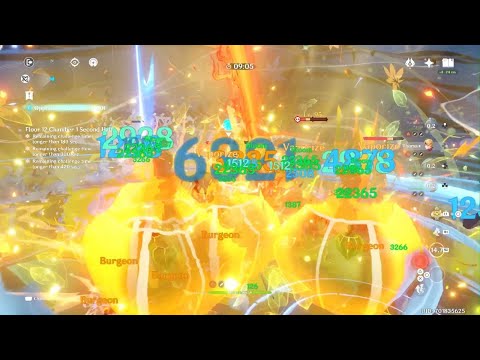Genshin Impact Thoma did 88k Burgeon damage in 2 seconds!