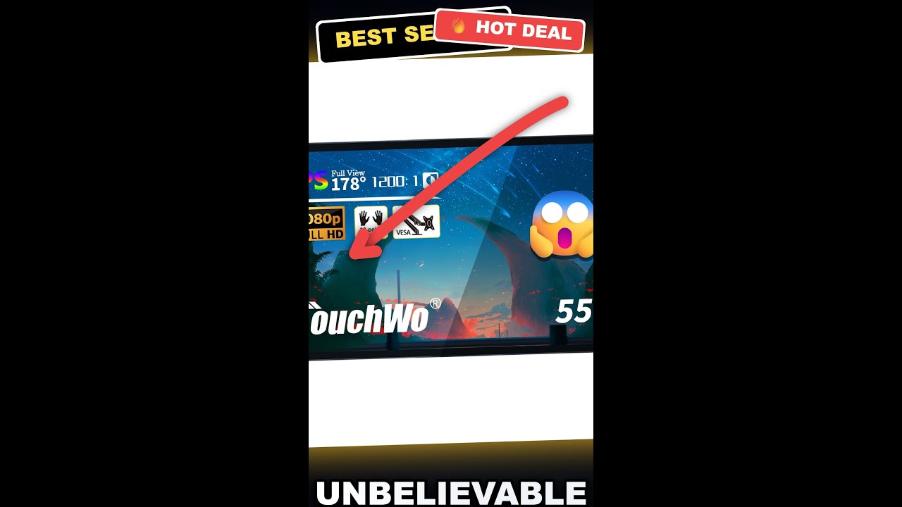 UNBELIEVABLE 55' SMART BOARD REVIEW - Interactive Touchscreen Monitor with Android 11, 10 Points Touch, FHD 1080P Display for Office & Classroom