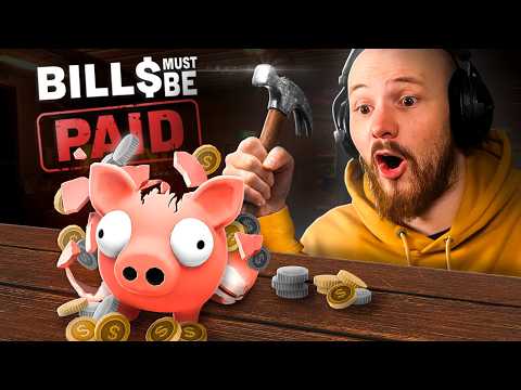 Ich muss Sparschweine zerschlagen, um meine Schulden zu bezahlen (bin wieder süchtig..)
