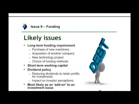 CIMA Management Case Study - SparkSpace - Pre-seen Top 10 Issues - August 2016