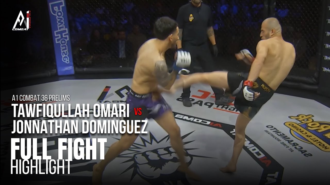 Tawfiqullah Omari vs Jonnathan Dominguez | Amateur Featherweight Championship | A1 Combat 36 Prelims