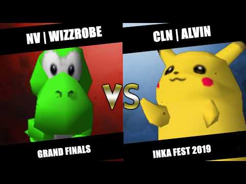 Inka Fest - ENVY | Wizzrobe (Yoshi) Vs. CLN | Alvin (Pikachu, Falcon) SSB64 Grand Finals