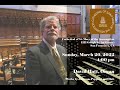 Musical Meditation: David Hatt, Cathedral Organist; March 20, 2022 4 pm