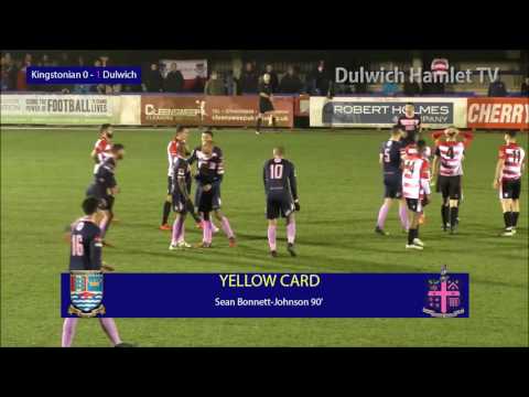 Kingstonian 0-1 Dulwich Hamlet, Ryman League Premier Division, 19/12/16 | Match Highlights