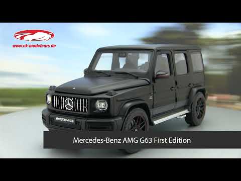 Minichamps 1:18 Mercedes-Benz AMG G63 First Edition 2018 mat black