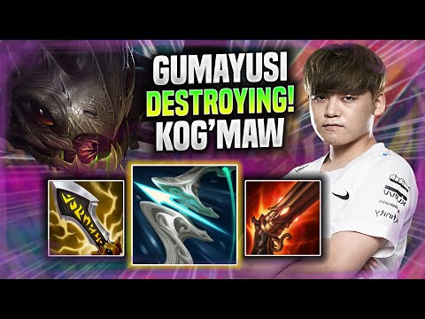GUMAYUSI DESTROYING WITH KOG'MAW IN PRESESON 2022! - T1 Gumayusi Plays Kog'maw ADC vs Jinx!