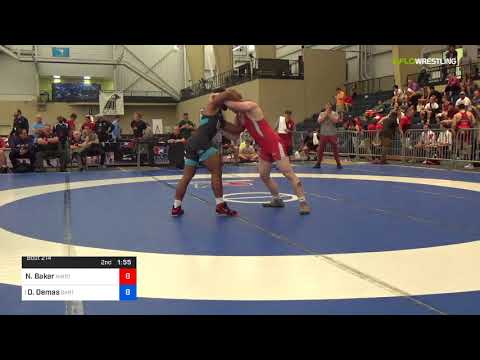 2018 UWW Cadet And U23 Nationals/U23 Greco-Roman 67 RR Rnd 2 - Nolan Baker (NIRTC) Vs. Dominick De