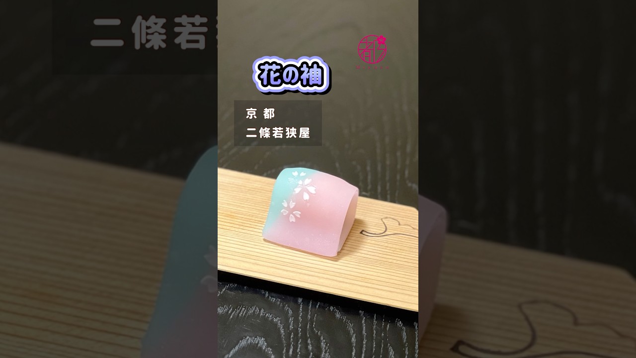 【桜模様のういろう🌸】優美な模様🌸　#茶道 #和菓子 #裏千家 @miyako_salon