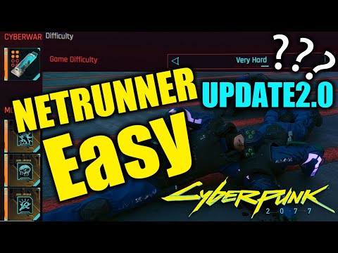 Cyberpunk 2077 2.0 Netrunner vs Maxtac (Not damage glitch build,Only 3 quickhacks)
