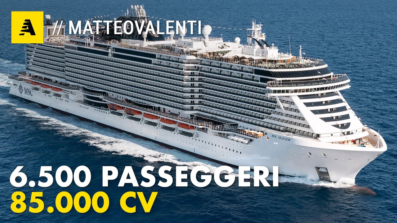 Come funziona una NAVE da CROCIERA? Tutti i SEGRETI della MSC SEAVIEW