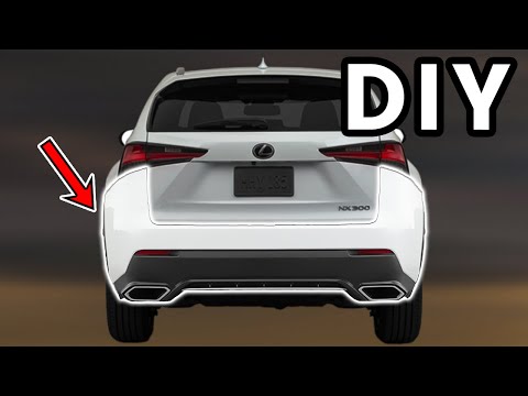 DIY (2018-2021) Lexus NX 300 Rear Bumper Removal | How To Remove Lexus NX 300 Rear Bumper