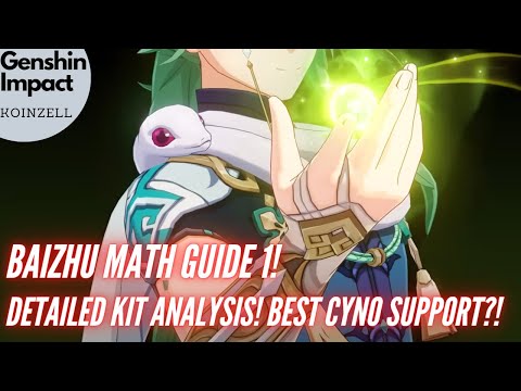 Baizhu Math Guide 1! Detailed Kit Analysis! Best Cyno Support?!