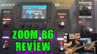 Video thumbnail for ZOOM B6 - BASS MULTI EFFECTS PROCESSOR (effects amp cabinet simulation use) by Gökhan Yumuşakdemir