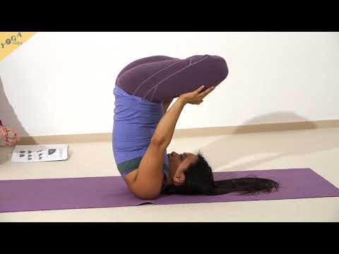 Schulterstand mit Lotos - Yoga Asana Lexikon