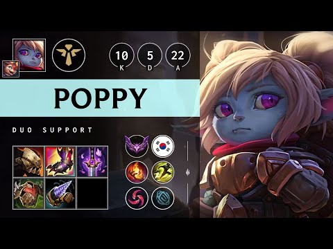 Poppy Support vs Pyke - KR Master Patch 25.21