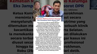 Download lagu Kematian Misterius Sutrimo Karumga Eks Jampidsus Febrie Adriyansayh Disorot DPR mp3