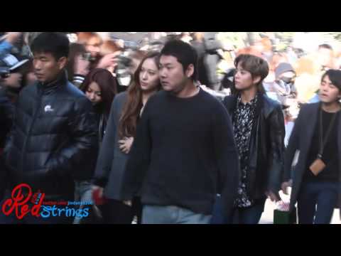 151030 F(X) KBS Music Bank Arrivals - "4 Walls"