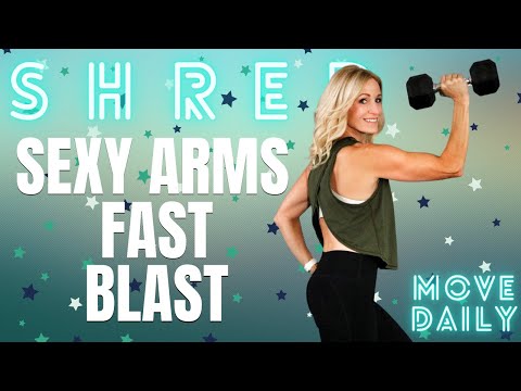 20 MINUTE SEXY ARM FAST BLAST | Sculpt Your Arms at Home!