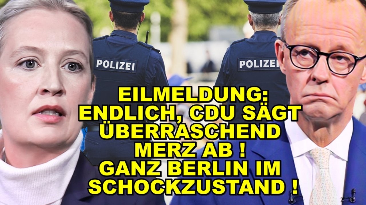 EIL: CDU SÄGT MERZ AB! Berlin-SCHOCK!