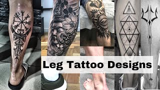Best leg tattoos for men | Cool leg tattoos 2k22 | Simple leg tattoos for guys - Lets style buddy