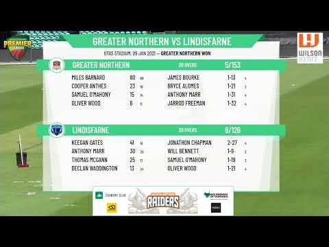 CTPL Premier League Men's 1st Grade Round 15 - Greater Northern v Lindisfarne