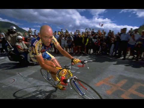 Marco Pantani vince al Tour 1997 la 15^ tappa Courchevel - Morzine [M.Pantani/R.Virenque/J.Ullrich]