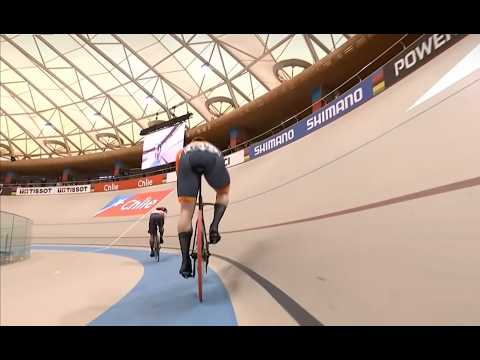 Men's Sprint Semifinals Heat 2 Race 2 | 🇷🇳🇱 H. Lavreysen vs 🇹🇹 Nicholas Paul #trackcycling 🇨🇱