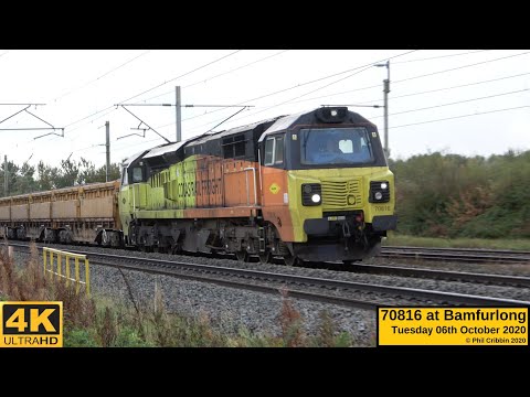 70816 at Bamfurlong - 06th October 2020