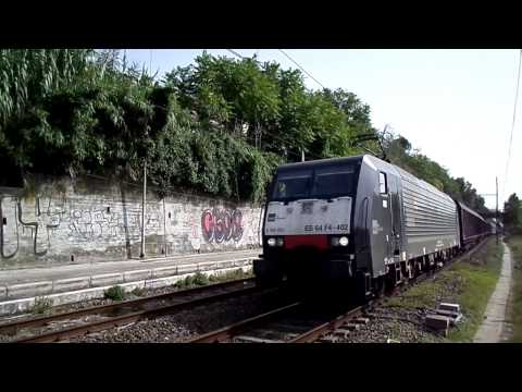 E189.402 sul MRS 57408 Anagni Fiuggi - Chiasso Smistamento, in transito a Fidene