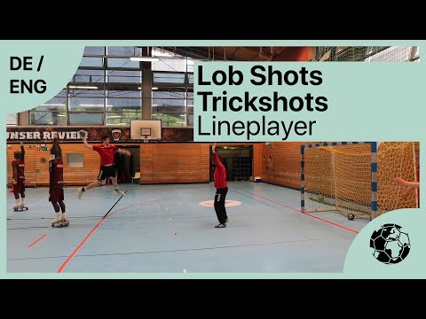 Lob Shot Line player - Trickshot - Handballtraining | Handball inspires [deutsch/english]