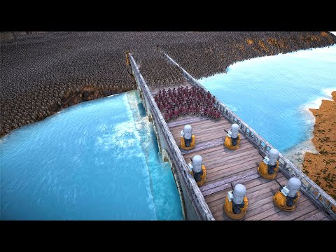 2 MILLION ORCs vs Phalanx CIWS Gold, laser knight, William Wallace, native American !!! UEBS 2