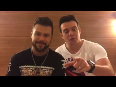 Marcos e Belluti neste sábado (25) no Arraiá do Berimbau