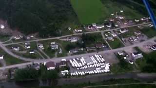 preview picture of video 'KitFox flight over Fox River (Vol en Kitfox - Survol de Rivière au Renard - Qc)'