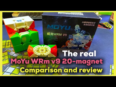 The Real 20 Magnet MoYu WRm v9 Unboxing Comparison and Review