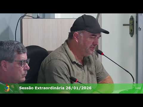 03ª Sessão Extraordinária 26/01/2026 da Câmara Municipal de Ipiranga/PR