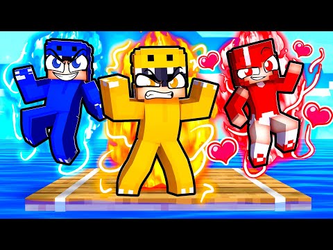 Surviving One OP RAFT in Minecraft!