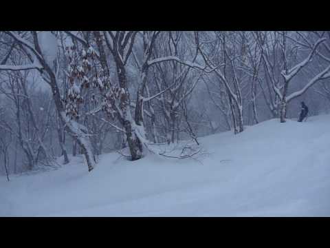 Snowboarding Ikenotaira - Myoko Kogen