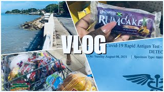 GETTING COVID TESTING POSITIVE!? | SHOPPING AT A JAMAICAN SUPERMARKET | BUYING JAMAICAN SNACKS