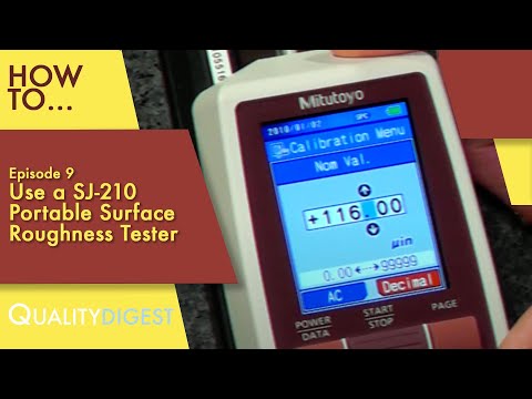 How To Ep09: Use a SJ-210 Portable Surface Roughness Tester #metrology