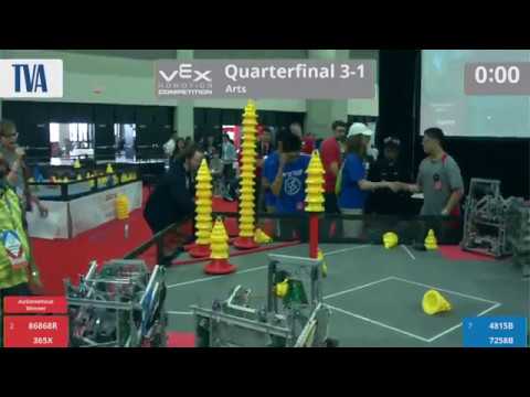 2018 VRC Arts QF 3-1 - 86868R 365X vs 4815B 7258B - 153 to 95