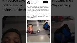 Immigrants over crowd O’Hare Airport Chicagoians are upset