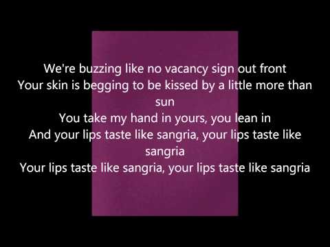 Sangria Lyrics-Blake Shelton
