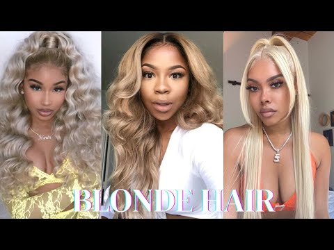 Beautiful Black Women Rocking Blonde Hair