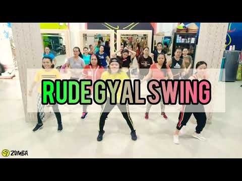 RUDE GYAL SWING - Threesha x Bay-C ft DeeBuzz & Hard2Def | Zumba | Dancehall | Edita Febriana